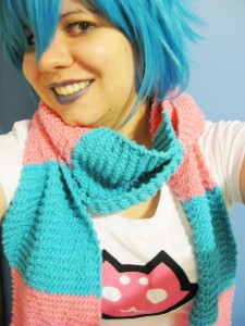 "Trickster" scarf from Homestuck for Orange